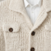 Men's Classic Solid Color Stand Collar Button Cardigan MTA1450J5U